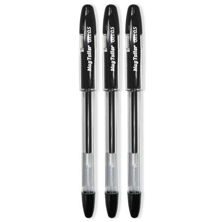 Ручки гелевые Magtaller 3шт Черные 220041/3С