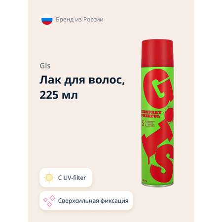 Лак для волос GIS Powerful сверхсильная фиксация 225 мл