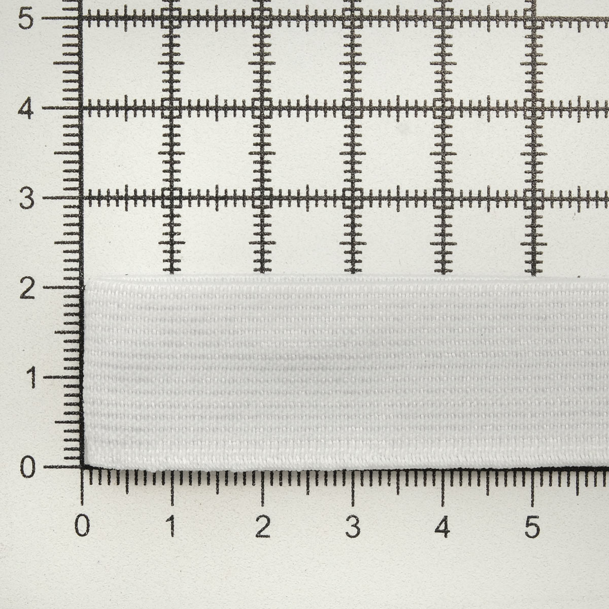 Лента Айрис тканая эластичная отделочная для шитья одежды 20 мм 20 м белая - фото 3
