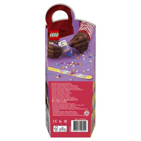 Конструктор LEGO DOTS Браслет и брелок для сумки Карамельная киса 41944