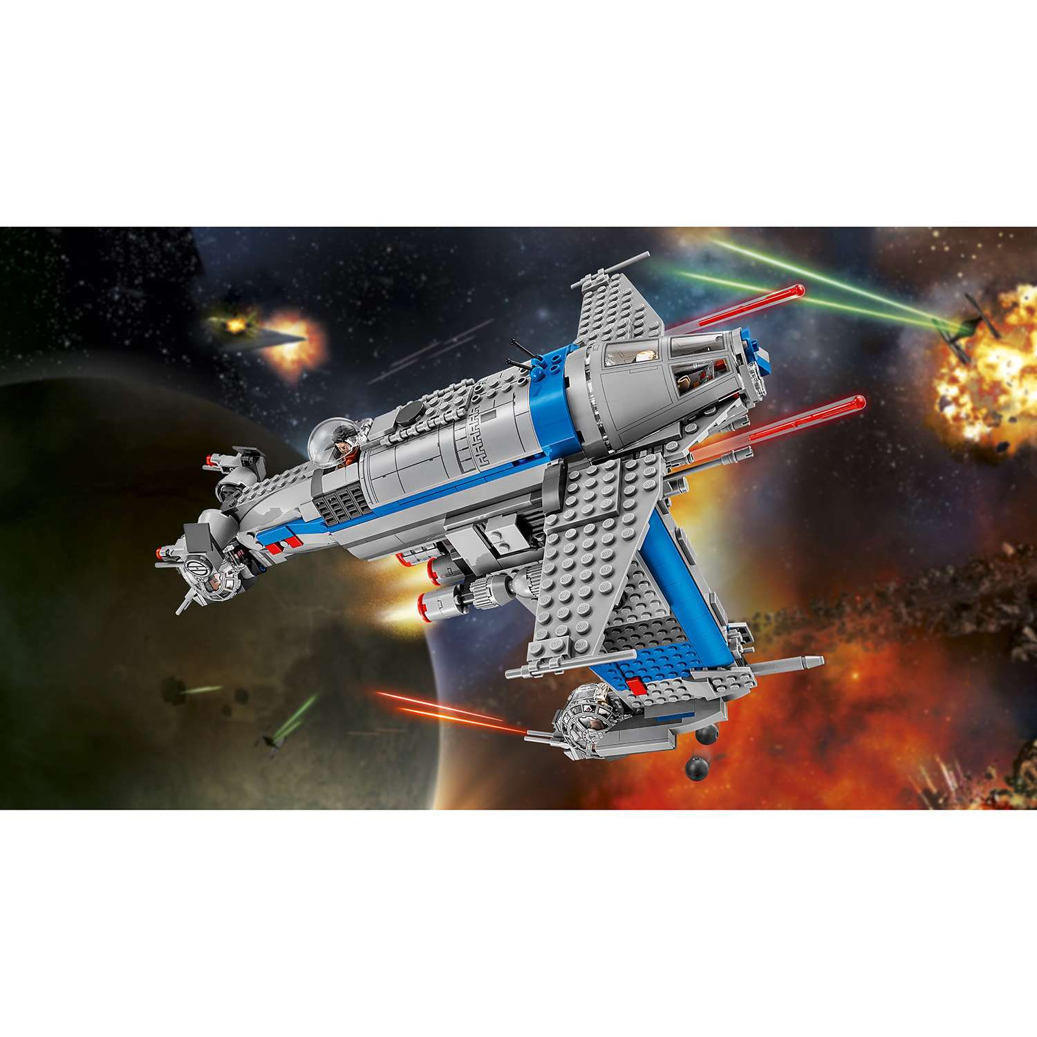 Конструктор LEGO Star Wars TM Бомбардировщик Сопротивления (75188) - фото 4