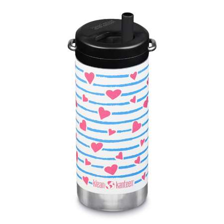 Термокружка Klean Kanteen TKWide Twist Cap 12oz 355 мл Heart Stripe