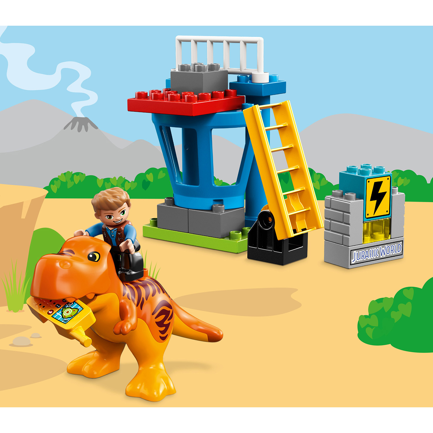 Конструктор LEGO DUPLO Jurassic World Башня Ти-Рекса 10880 - фото 5