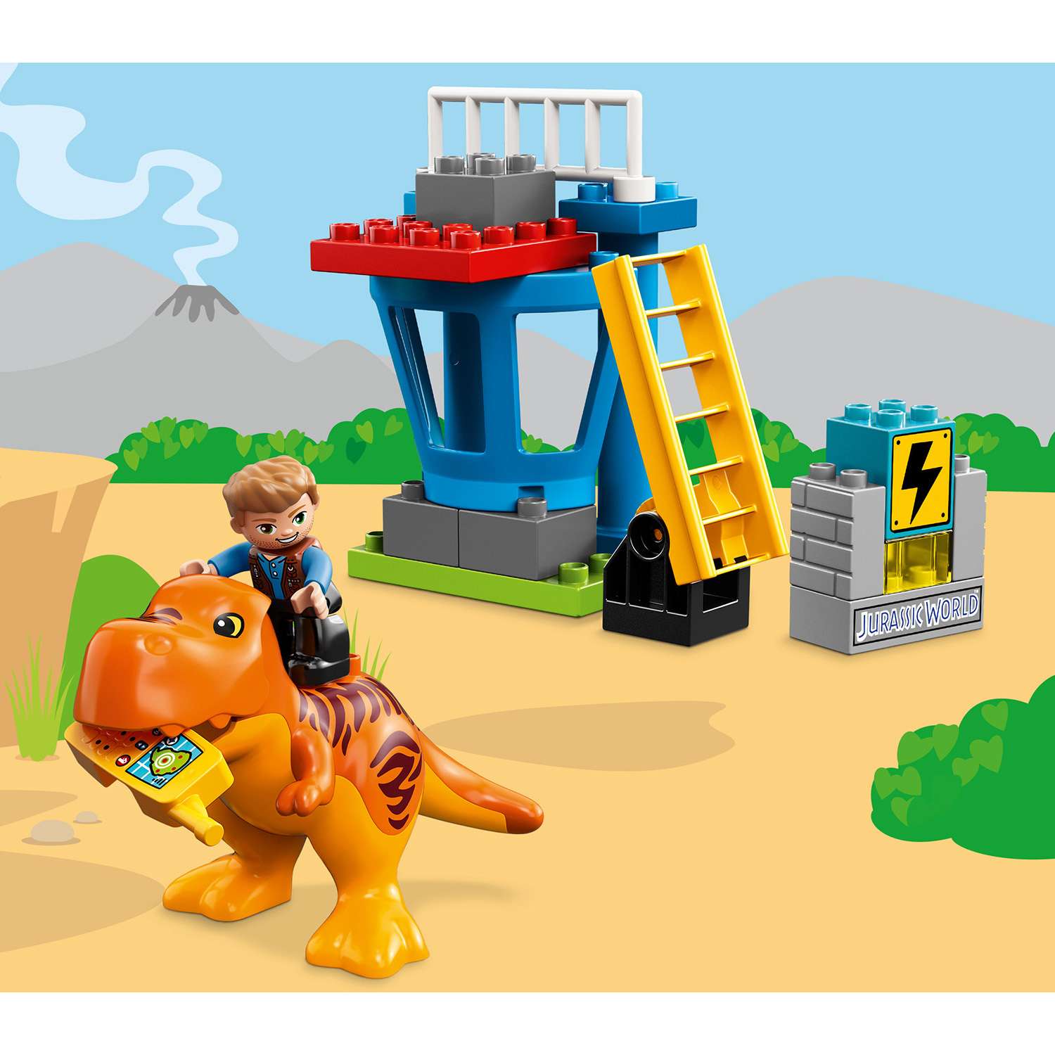 Конструктор LEGO DUPLO Jurassic World Башня Ти-Рекса 10880 - фото 5