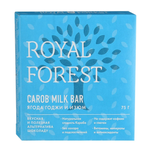 Плиточный шоколад ROYAL FOREST молочный из кэроба с ягодами годжи и изюмом