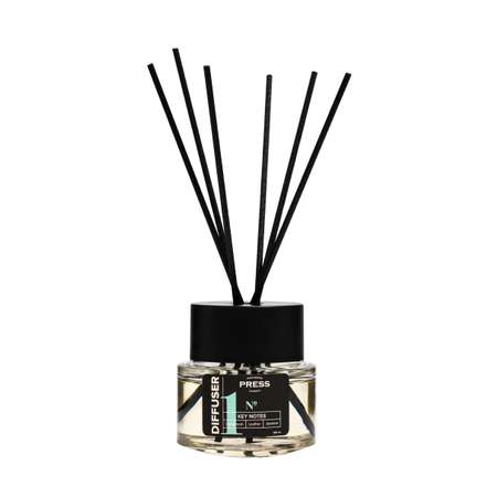 Диффузор №1 Press Gurwitz Perfumerie Ароматизатор для дома с палочками с ароматом Кардамон Кожа Жасмин