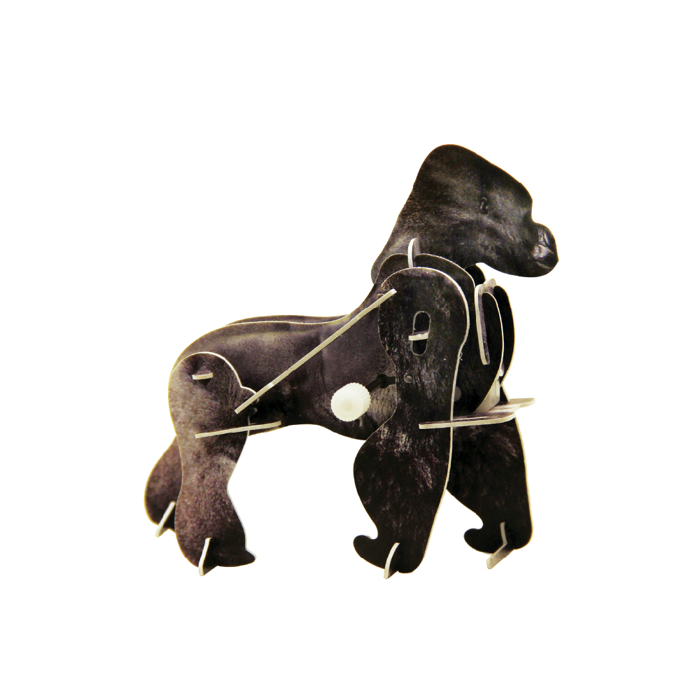 3D пазл Bebelot Грозная горилла с заводным механизмом - фото 2