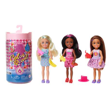 Кукла Barbie Color Reveal Челси пикник в непрозрачной упаковке (Сюрприз)