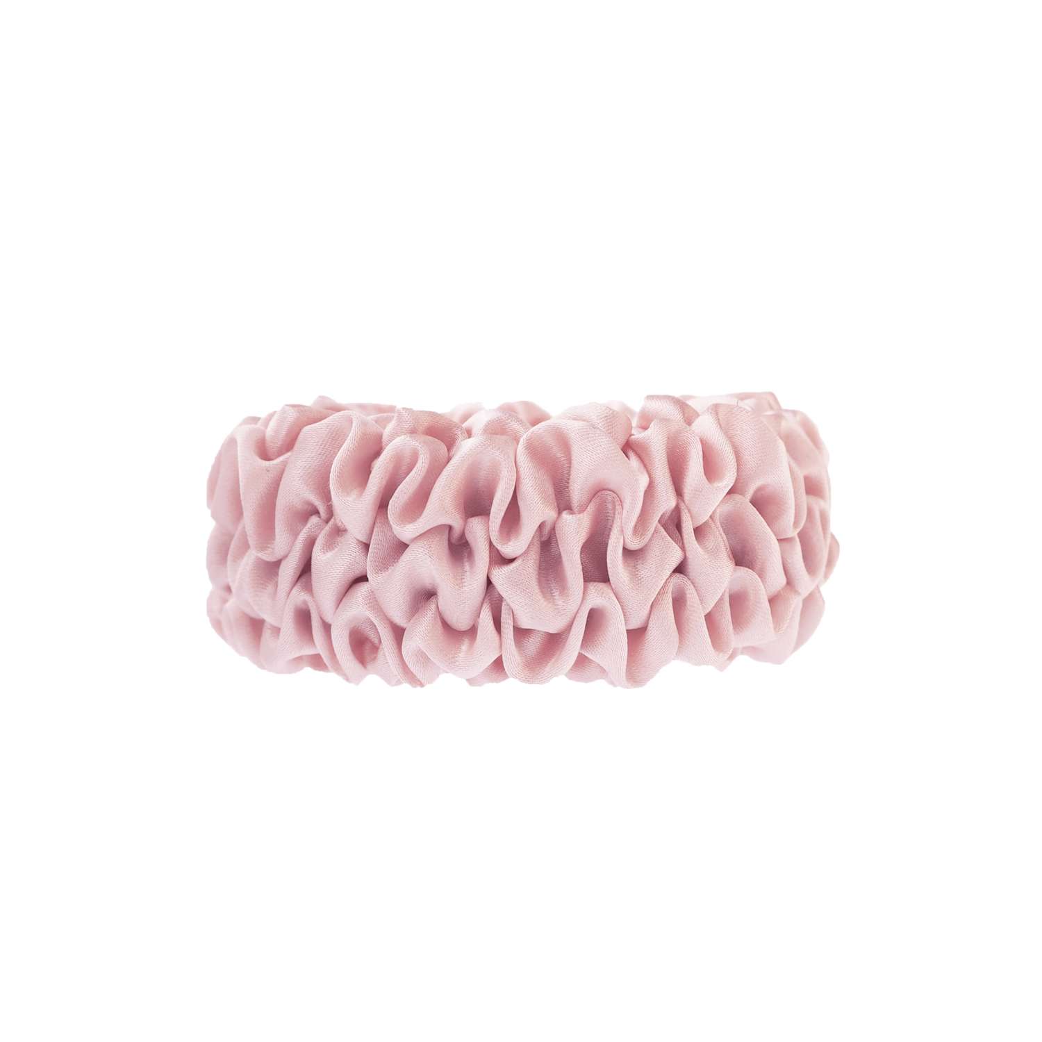 Шёлковая резинка для волос SILK MANUFACTURE SUPER TAIL светло-розовый - фото 3