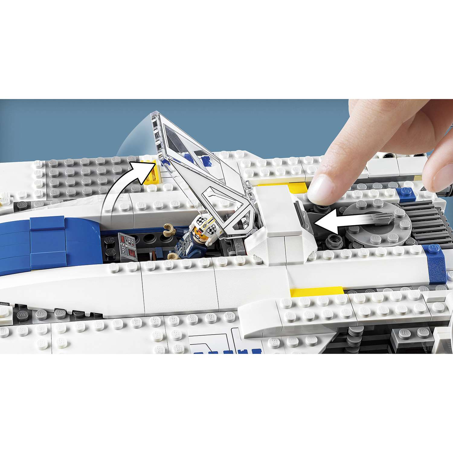 Конструктор LEGO Star Wars TM Истребитель Повстанцев «U-wing» (75155) - фото 8