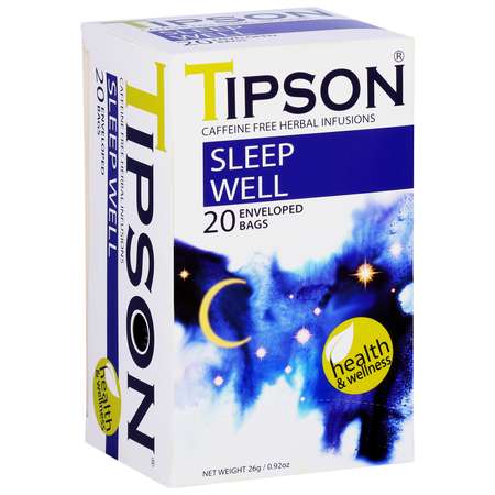 Чай зеленый Tipson На здоровье Sleep well 25 саше