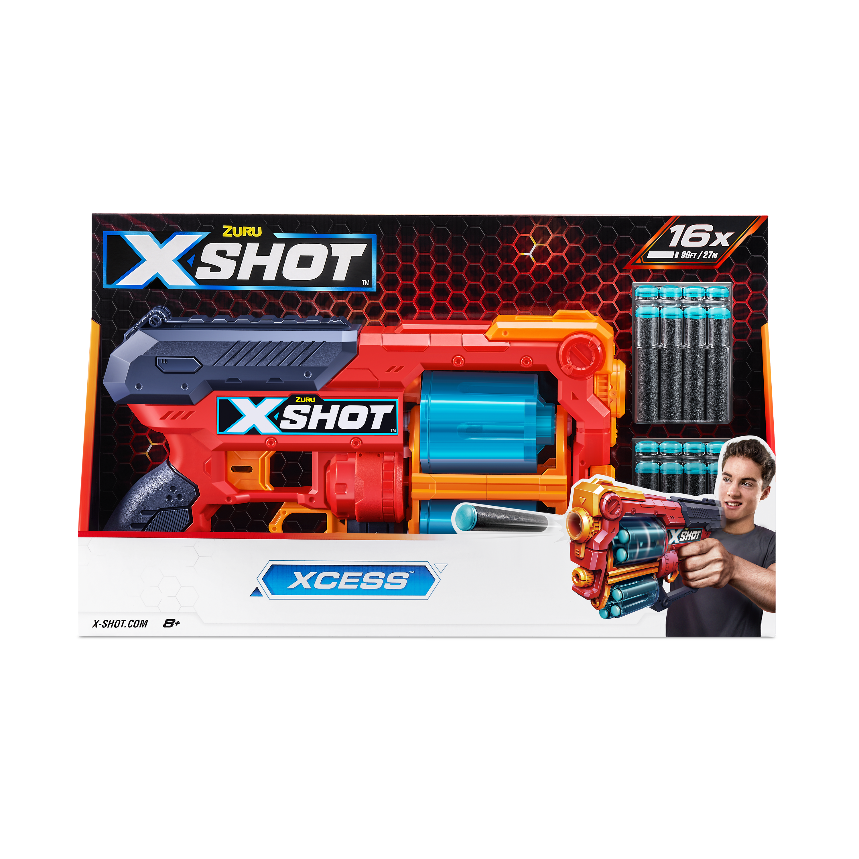 Игровой набор для стрельбы Zuru X-Shot Ексель Иксес ТК12 - фото 2