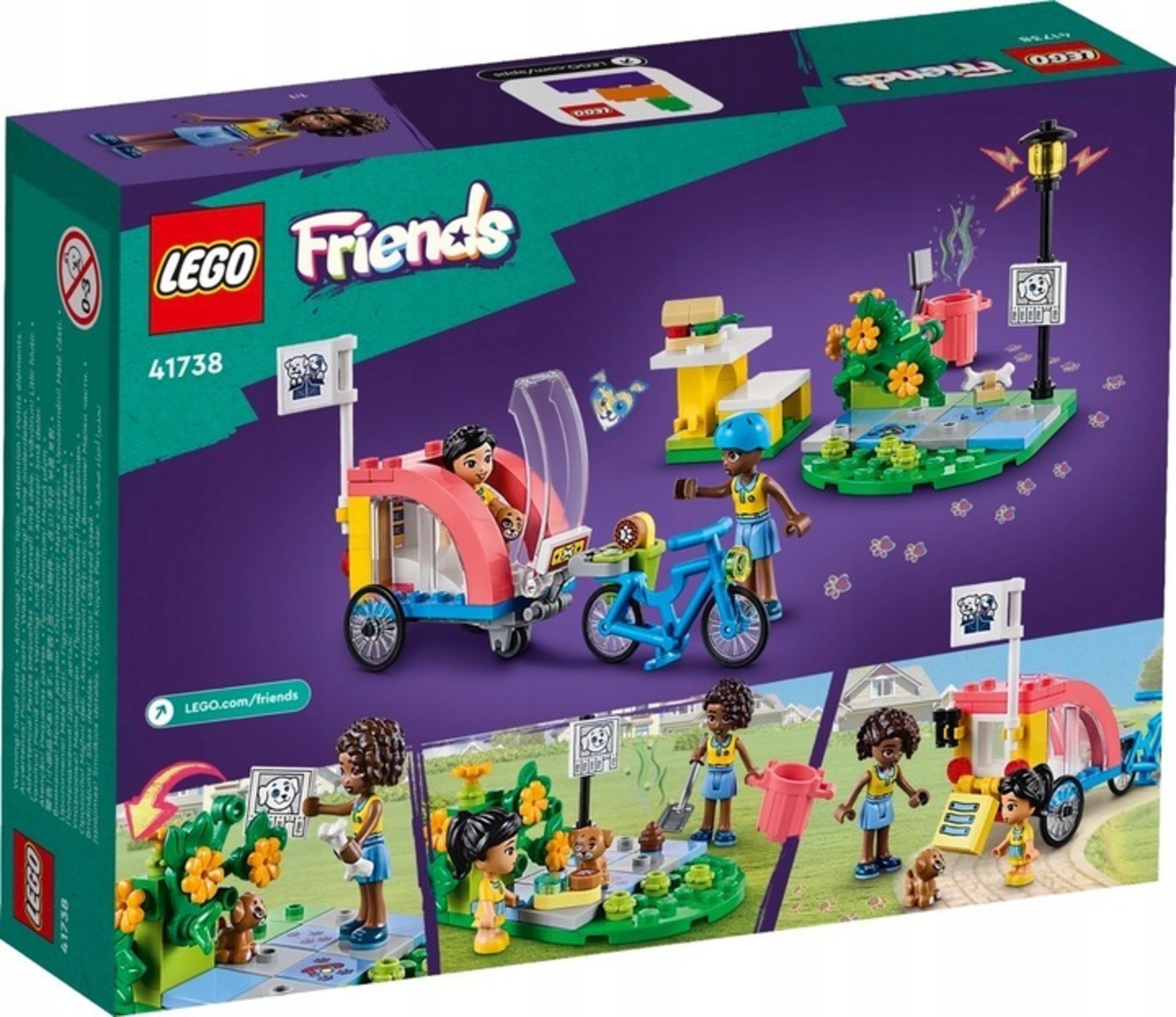 Конструктор Friends LEGO 41738 Велосипед для спасения собак - фото 2