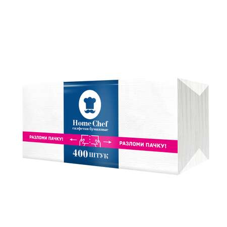 Салфетки Лилия Home chef 24*12 1слой 400л
