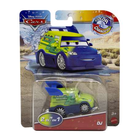 Автомобиль Cars Диджей 1:55 зеленый