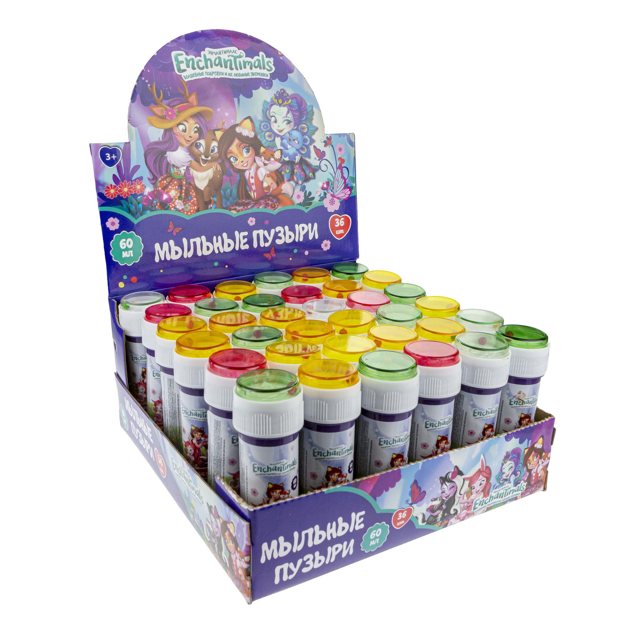 Мыльные пузыри 1TOY Enchantimals 60мл Т22259 в ассортименте - фото 6