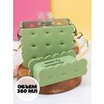 Бутылка для воды спортивная iLikeGift Cookie green 380 мл