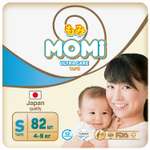 Подгузники Momi Ultra Care S 4-8кг 82шт