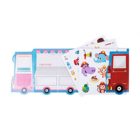Стикеры Пожарная машина и мороженое. Tookyland LT406