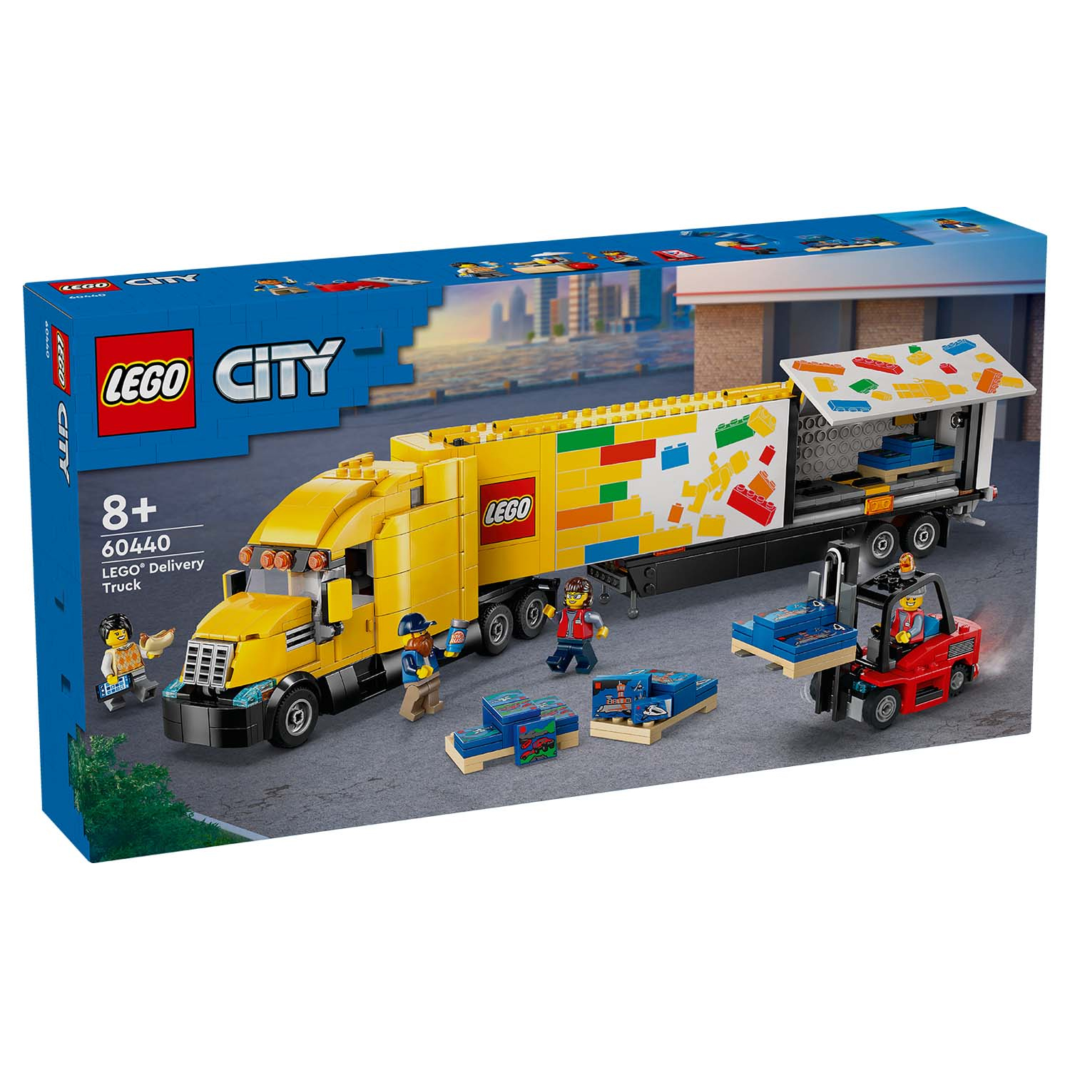 Конструктор детский LEGO City Желтый грузовик - фото 8