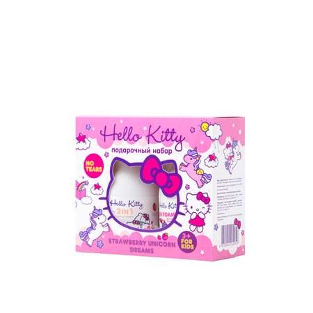 Шампунь детский Hello Kitty Набор подарочный Strawberry Unicorn Dreams 2-250 мл