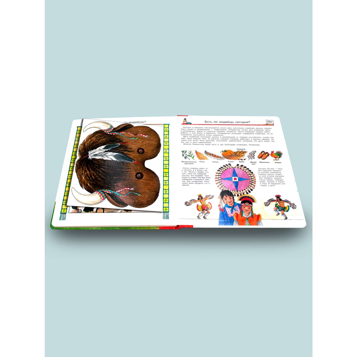Книга Омега-Пресс Энциклопедия для детей с окошками Что? Почему? Зачем? Всё об индейцах - фото 3