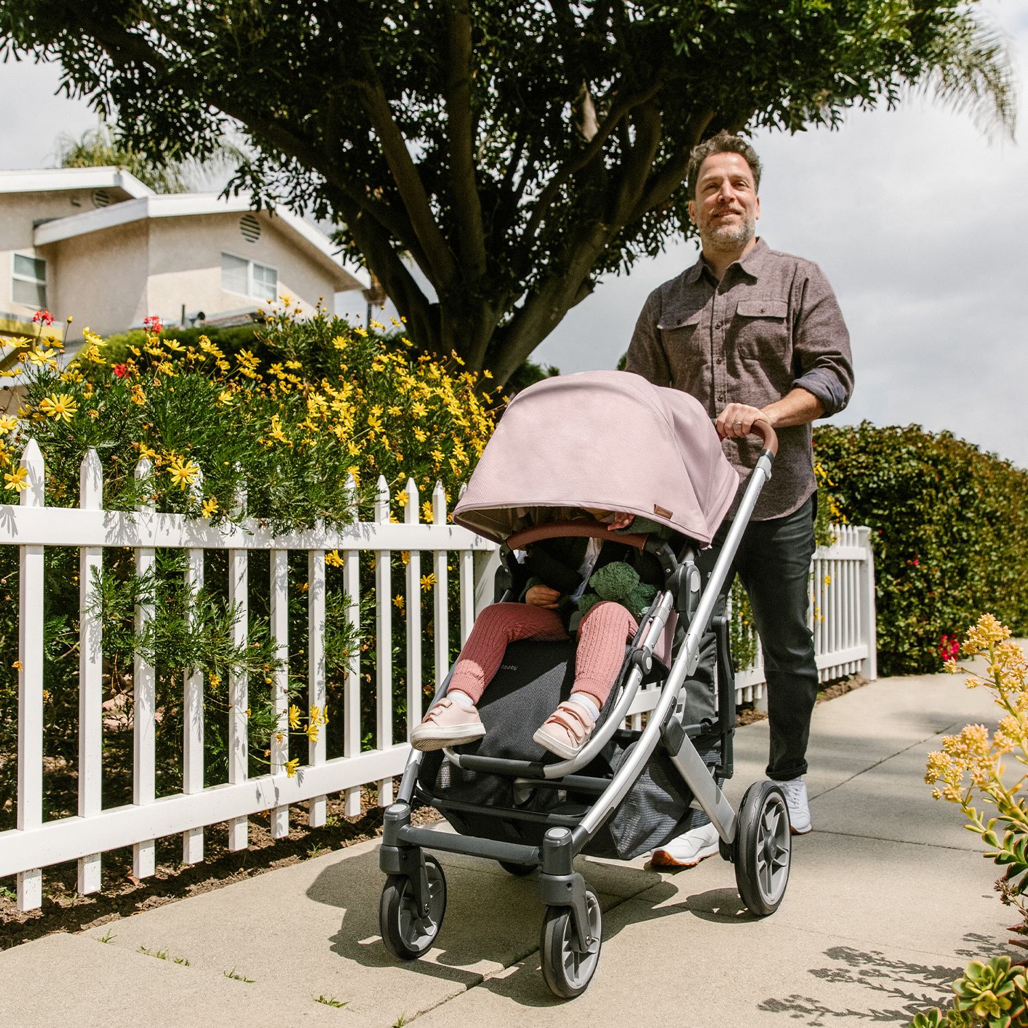 Коляска прогулочная UPPAbaby Cruz V2 Alice Нежно-розовый - фото 19