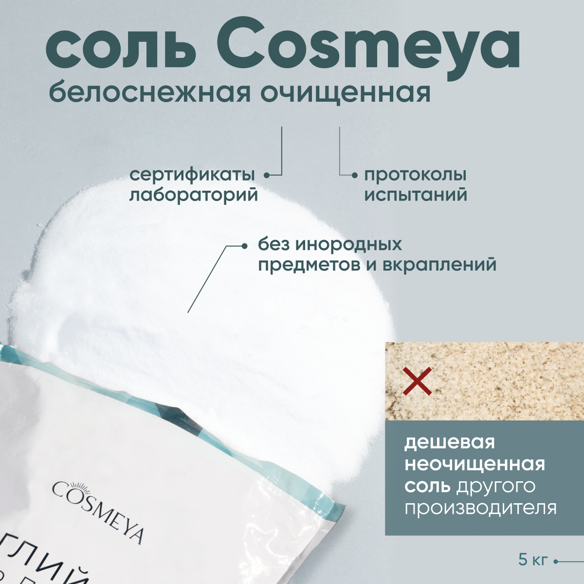 Магниевая соль для ванн Cosmeya английская - фото 6