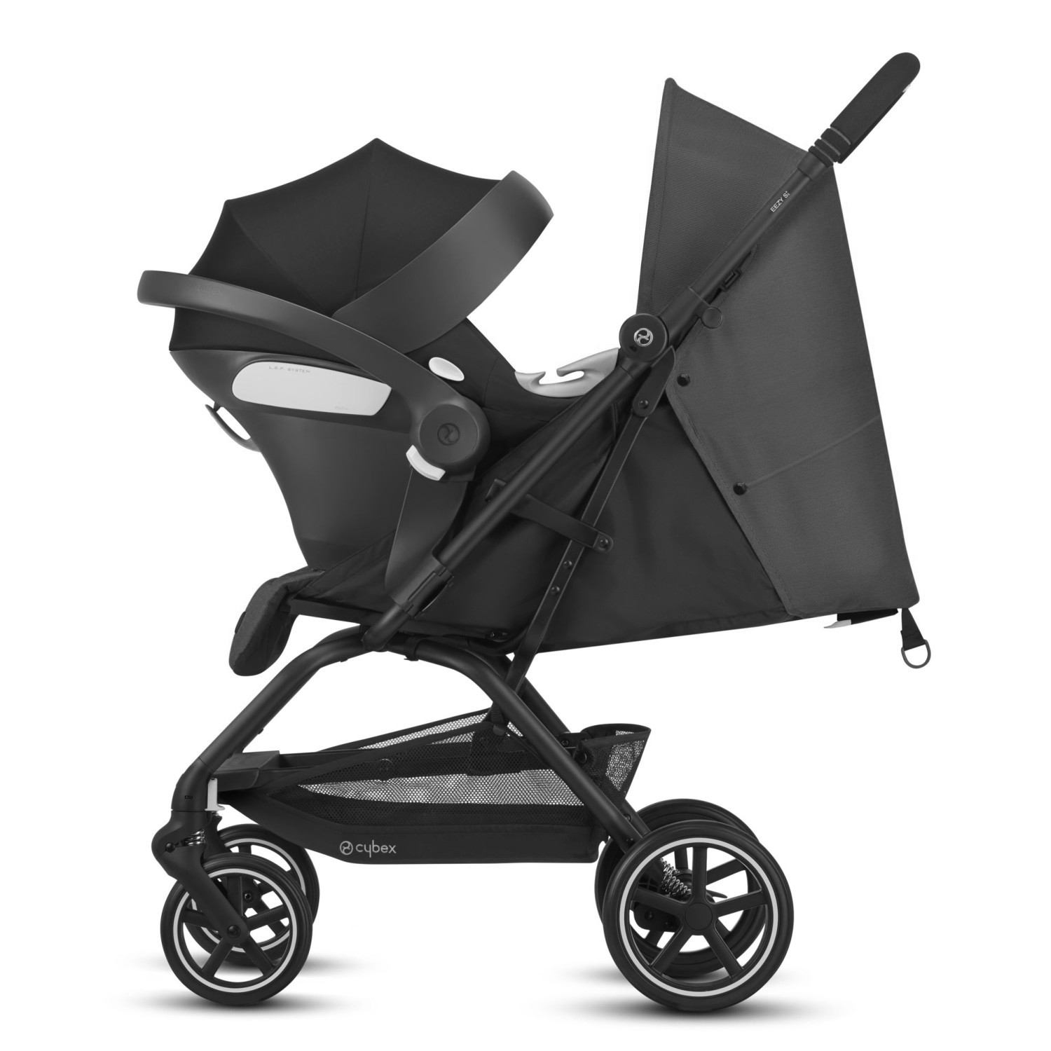 Коляска прогулочная Cybex Eezy S Plus Soho Grey - фото 8