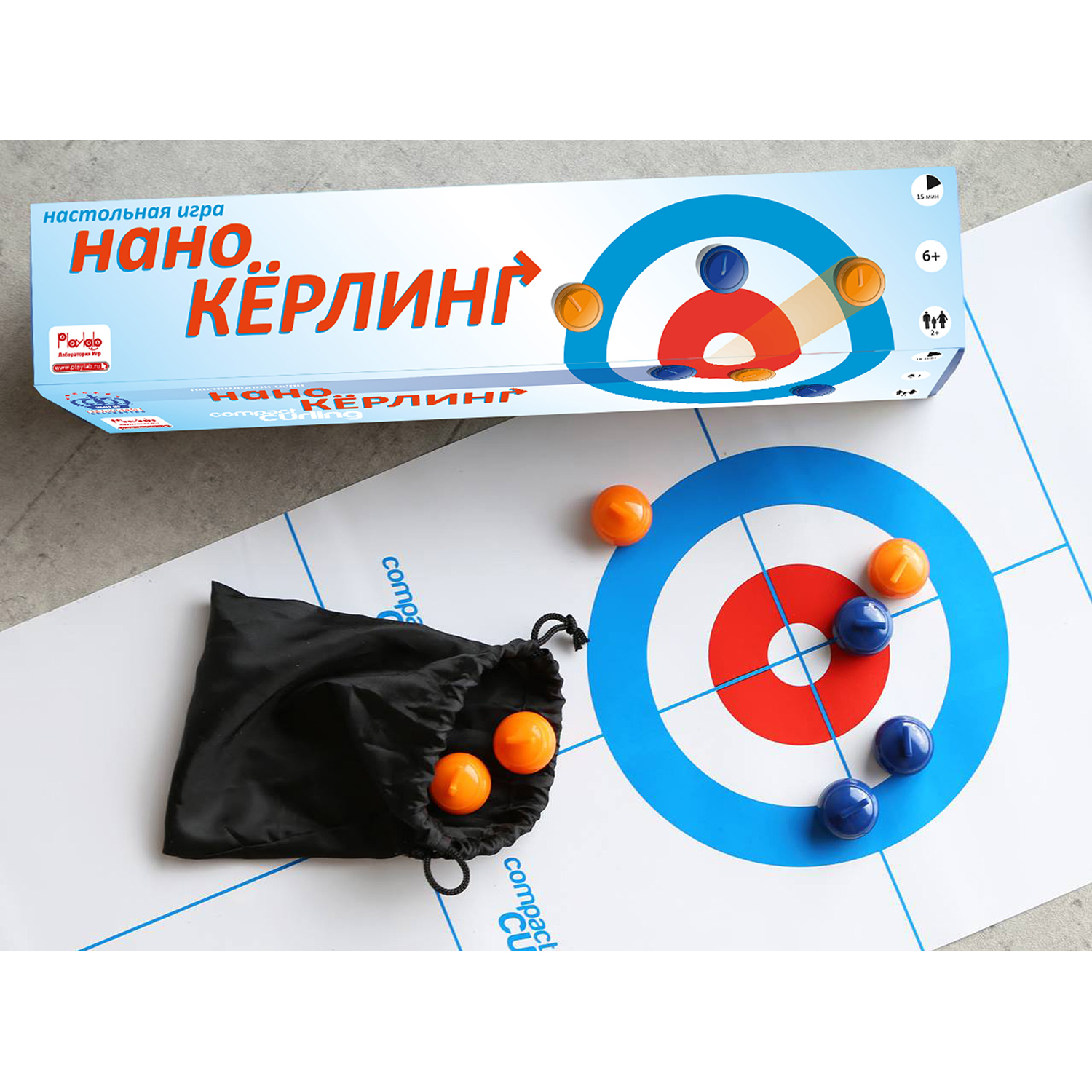 Игра PlayLab Нано-Кёрлинг M6210 - фото 7