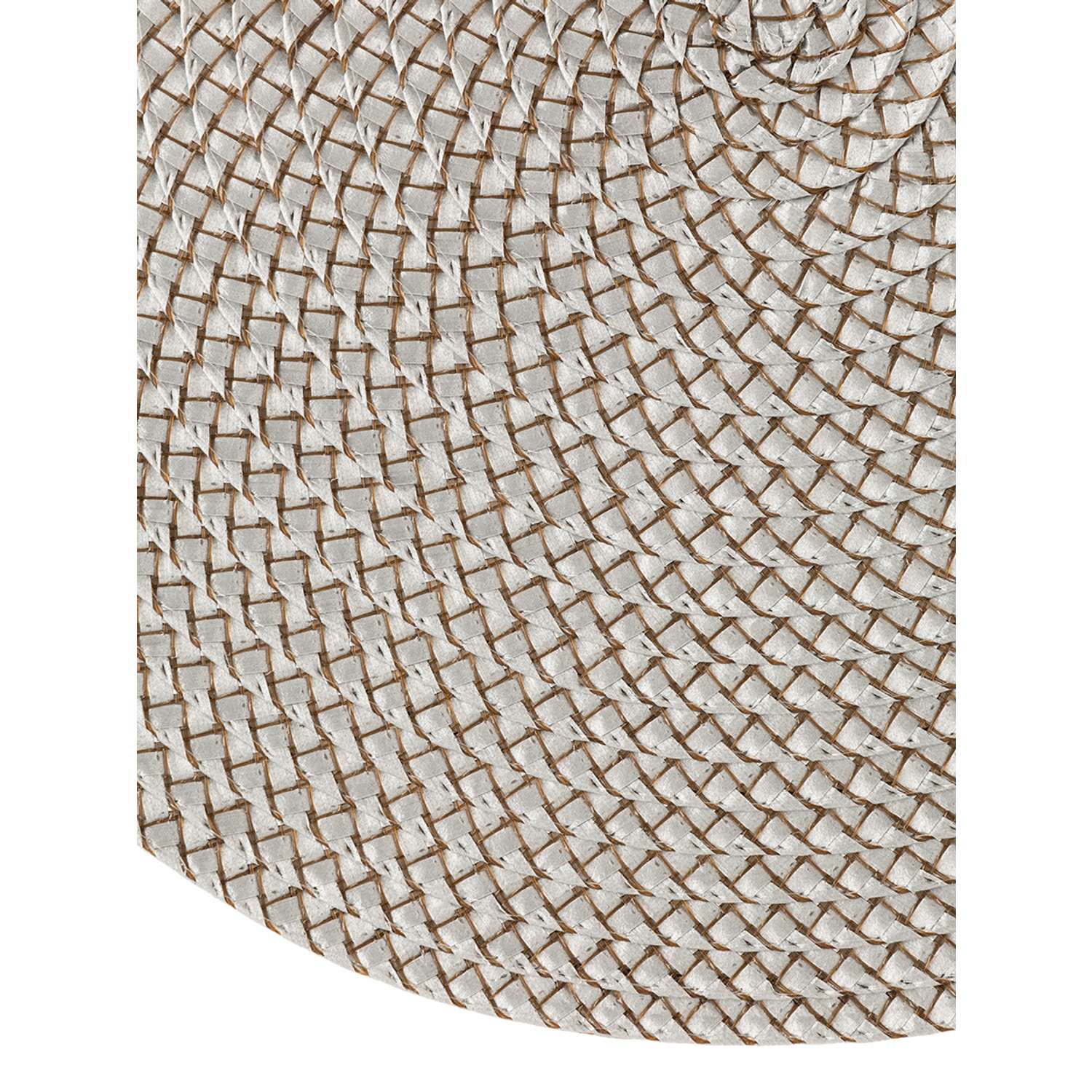 Салфетки сервировочные DeNASTIA плетеные 4 шт D38 см светло-серый - фото 5