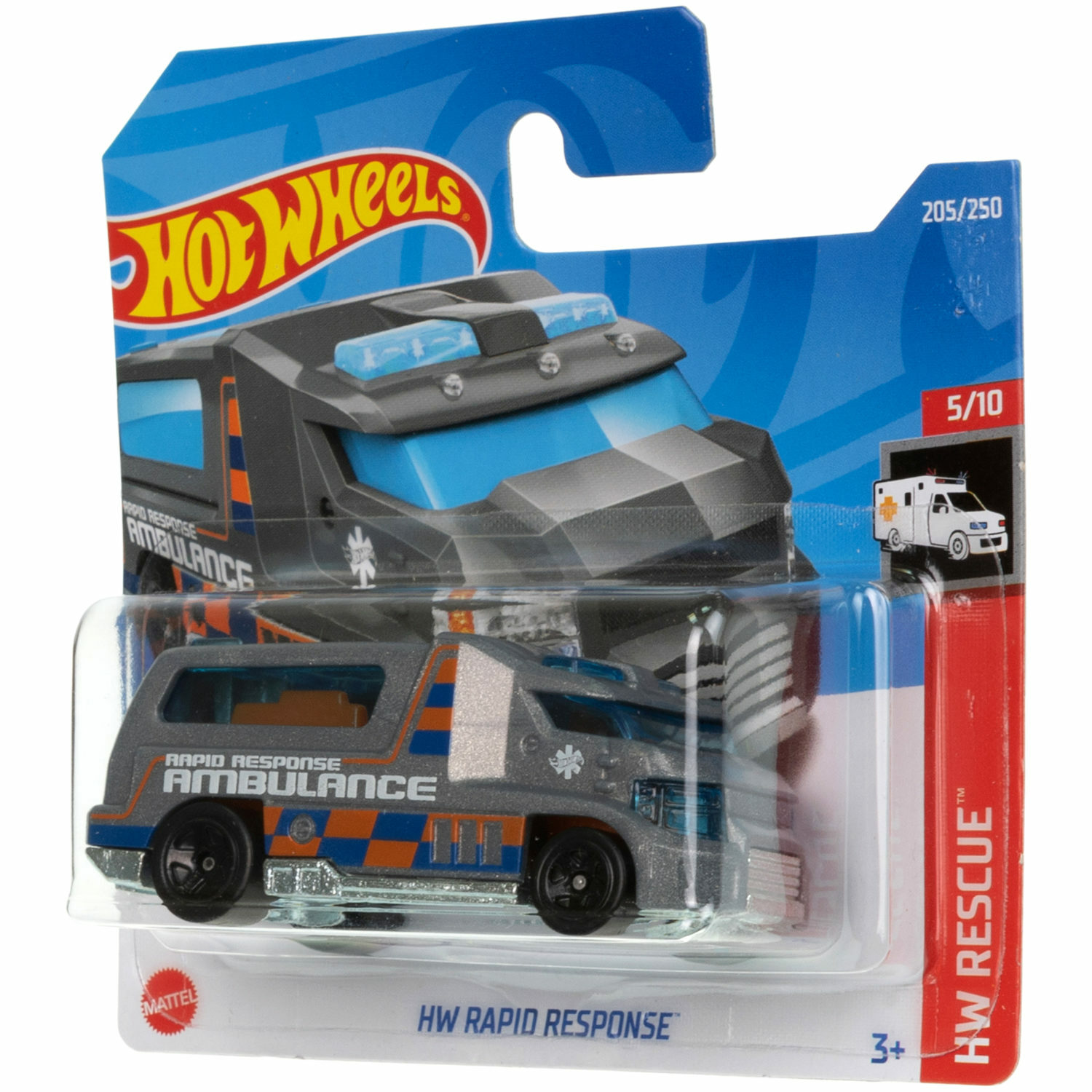 Скорая помощь Hot Wheels без механизмов 5785-106 - фото 7