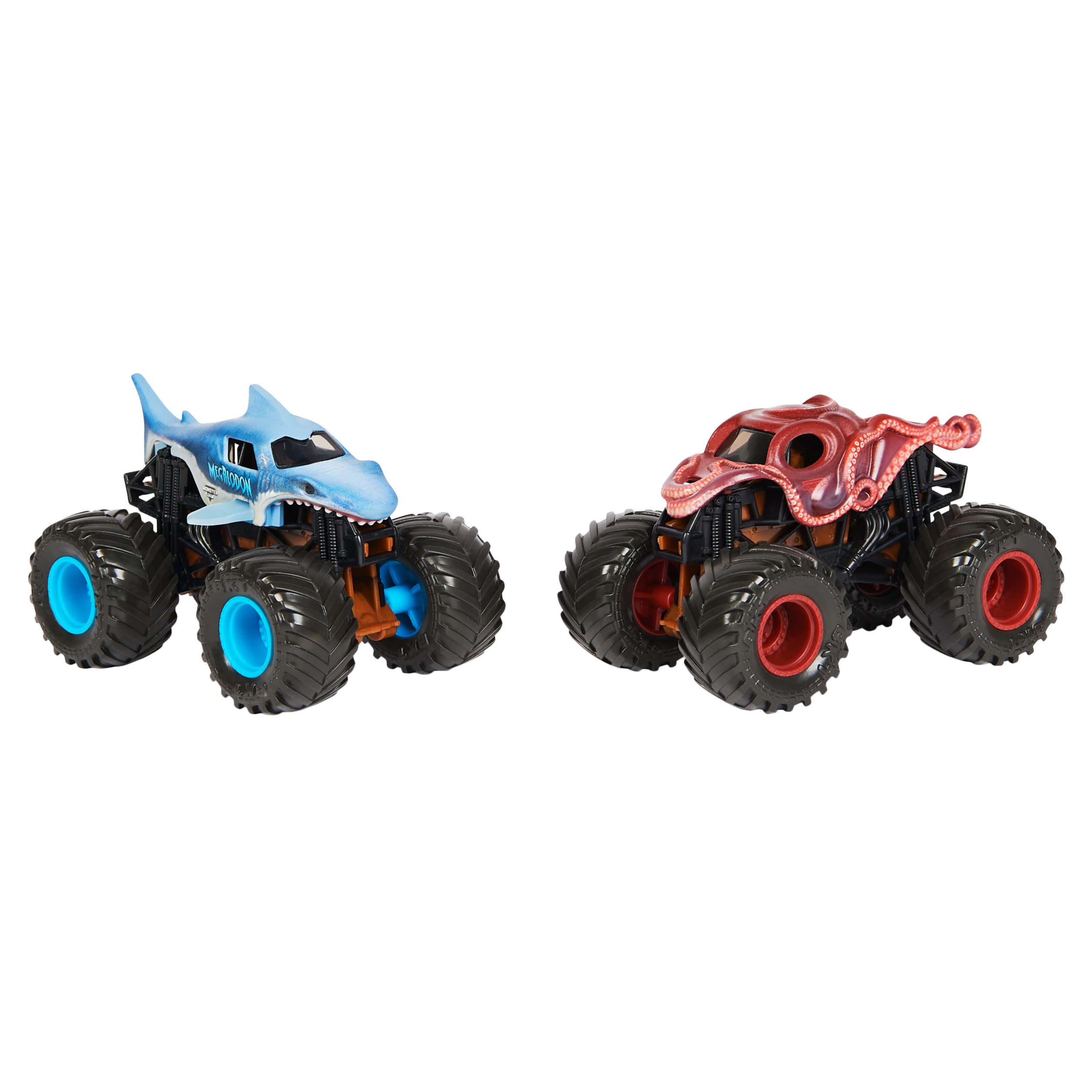 Машинки Monster Jam 1:64 MegalodonVsOcton8er 6044943/20129426 купить по  цене 599 ₽ в интернет-магазине Детский мир