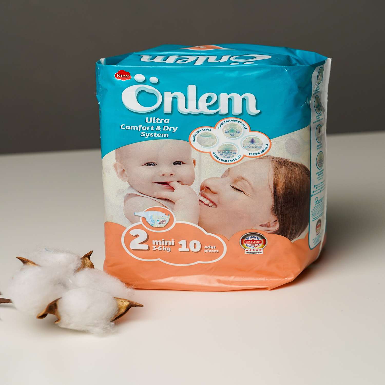 Подгузники Onlem Ultra Comfort Dry System для детей 2 3-6 кг 10 шт - фото 4