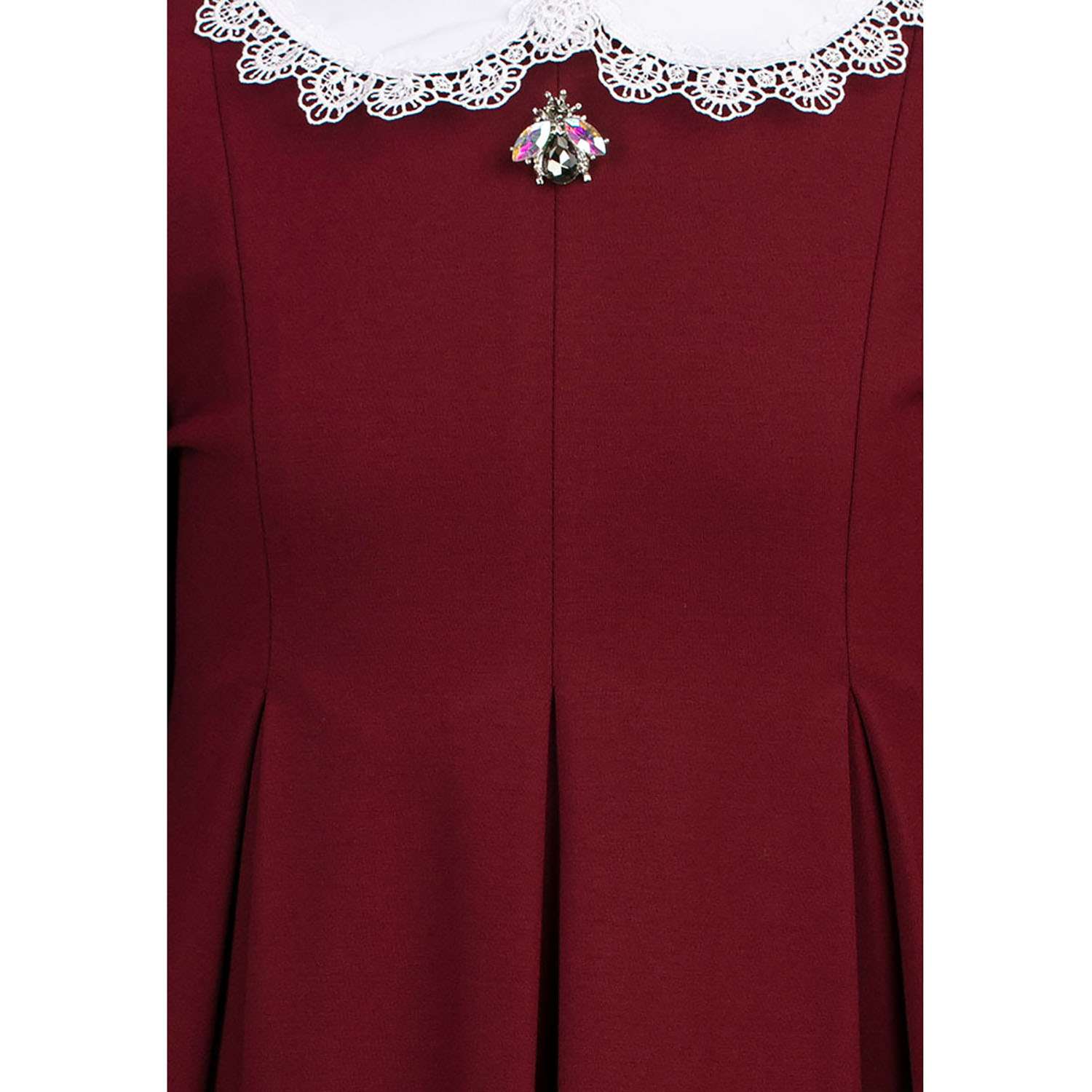 Платье Stylish AMADEO AD-1020-бордовый - фото 3