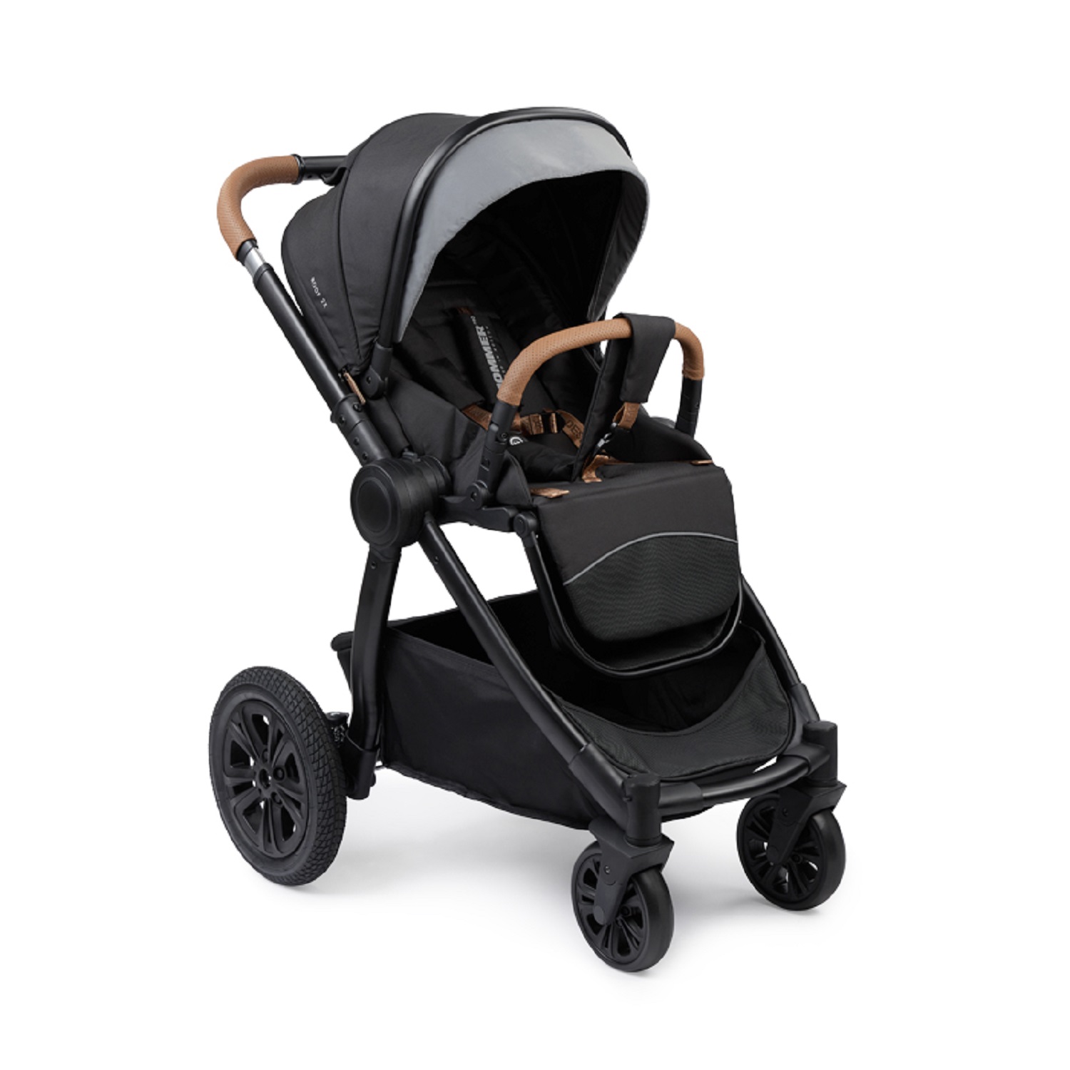 Коляска 2в1 Happy Baby Mommer Pro Black - фото 23