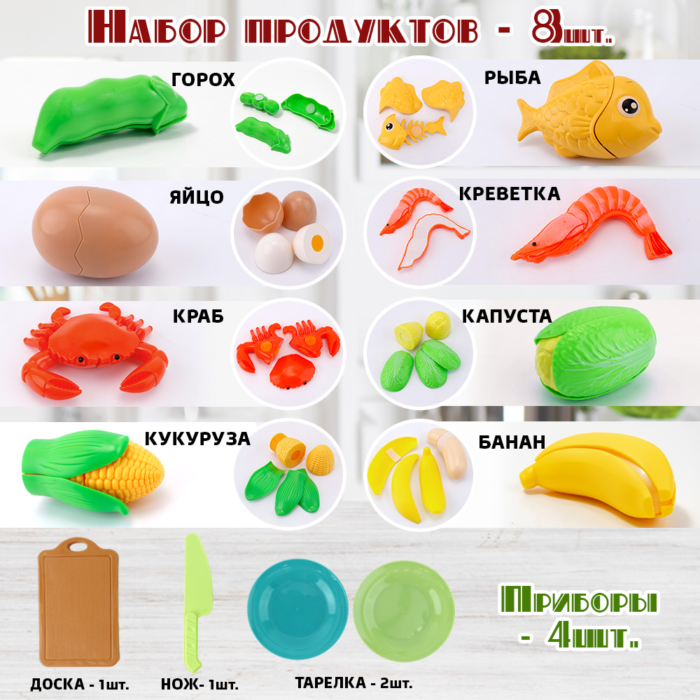 Игрушка TIPTOPOLIS продукты - фото 2