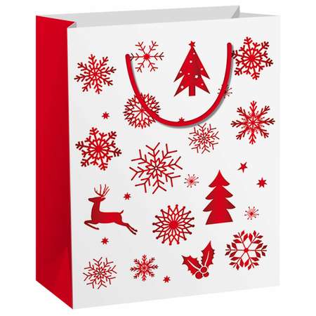 Подарочные пакеты Золотая сказка новогодние для упаковки подарков