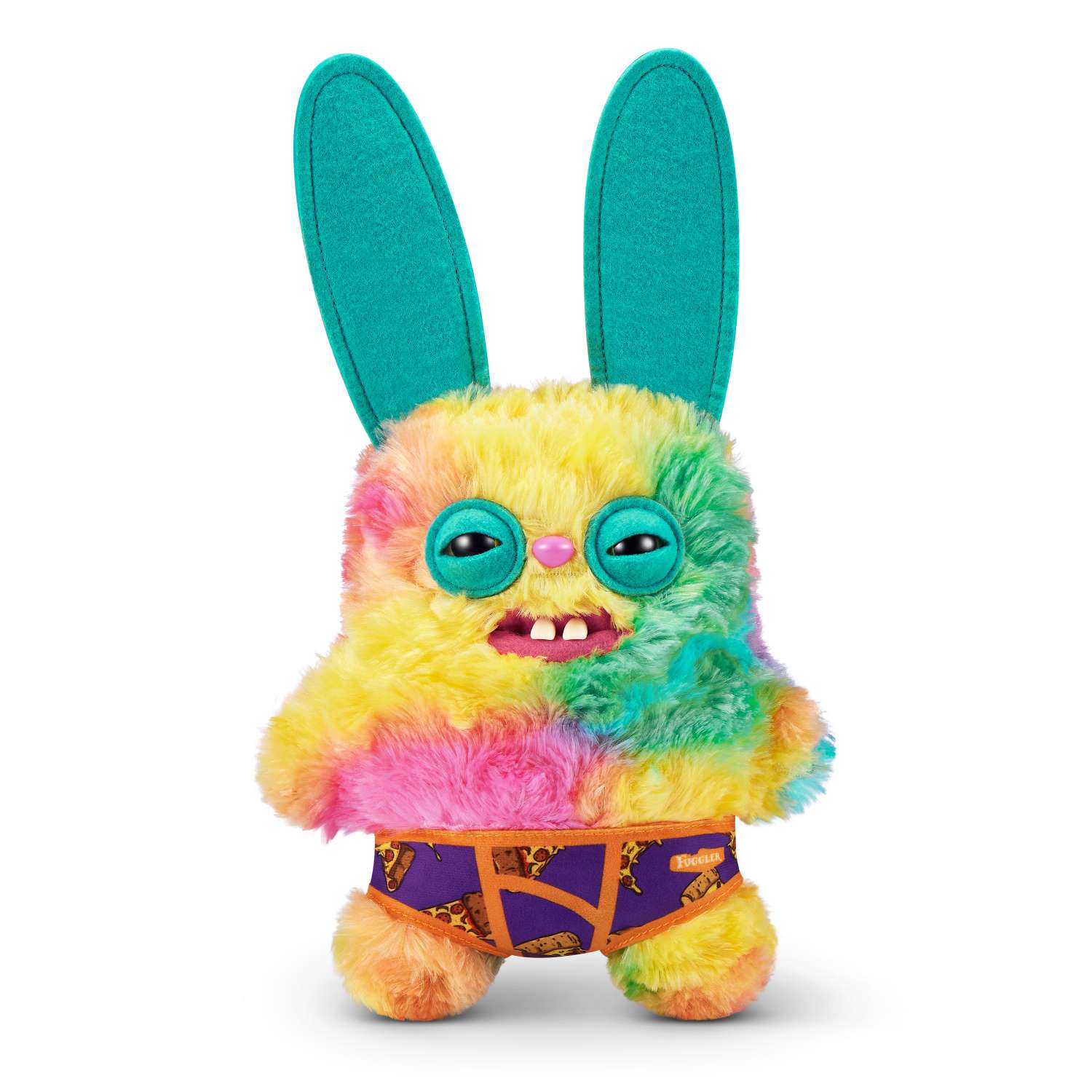 Игрушка мягкая FUGGLER Озорной кролик Разноцветные Труселя 24см 15723H - фото 8