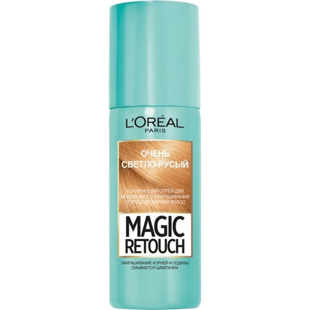 Тонирующий спрей LOREAL Paris Magic Retouch оттенок очень светло-русый 75 мл - фото 1