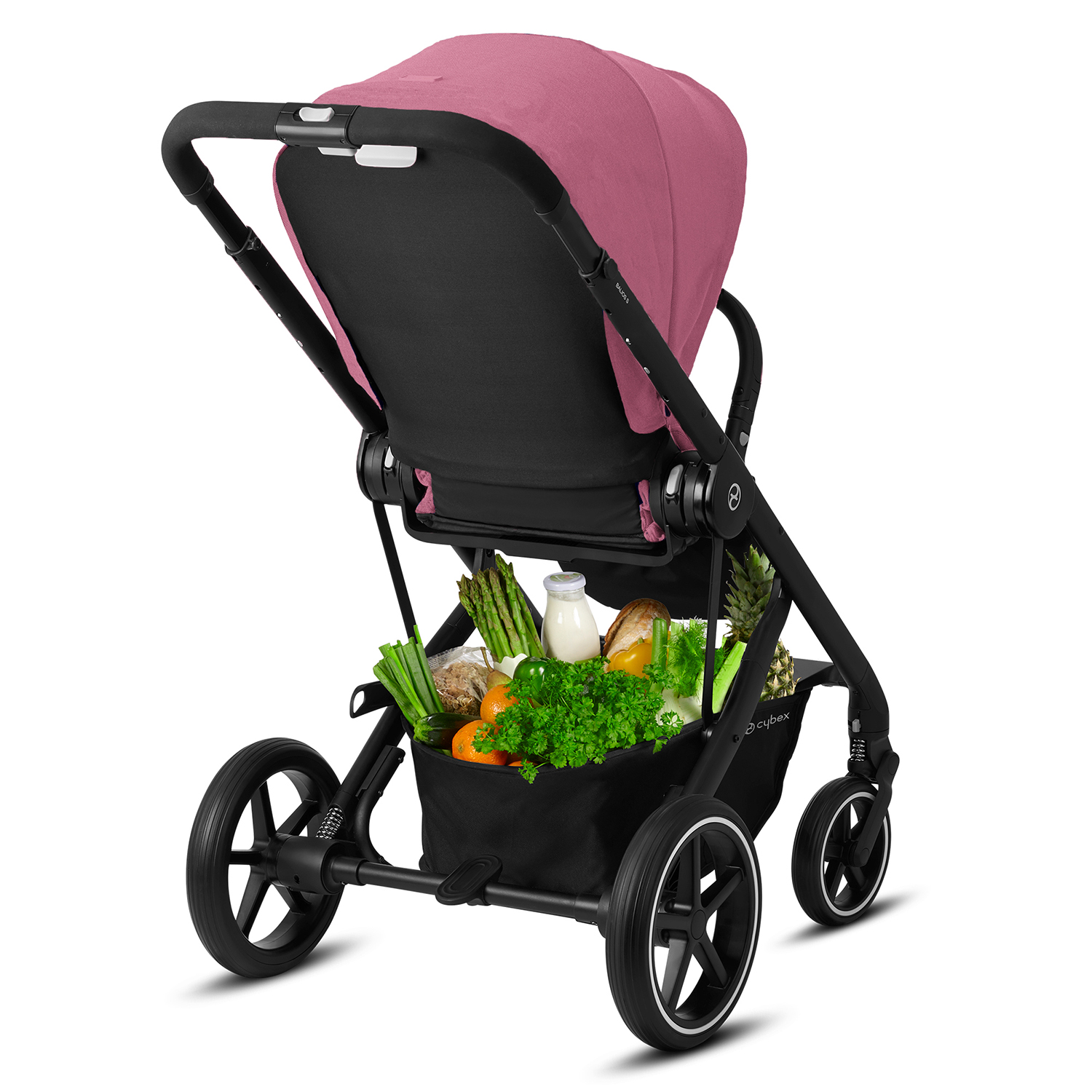 Коляска Cybex Balios S Lux BLK Magnolia Pink - фото 6