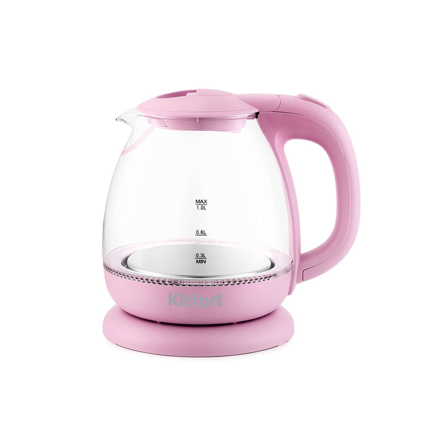 Чайник KITFORT КТ-653-2 розовый - фото 2