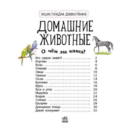 Книга РАНОК Домашние животные