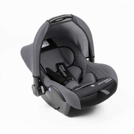 Автокресло детское AmaroBaby comfort группа 0+ серо-чёрный