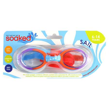 Очки для плавания Splash About Soaked Junior Goggles Sail Fusion 6-14 лет