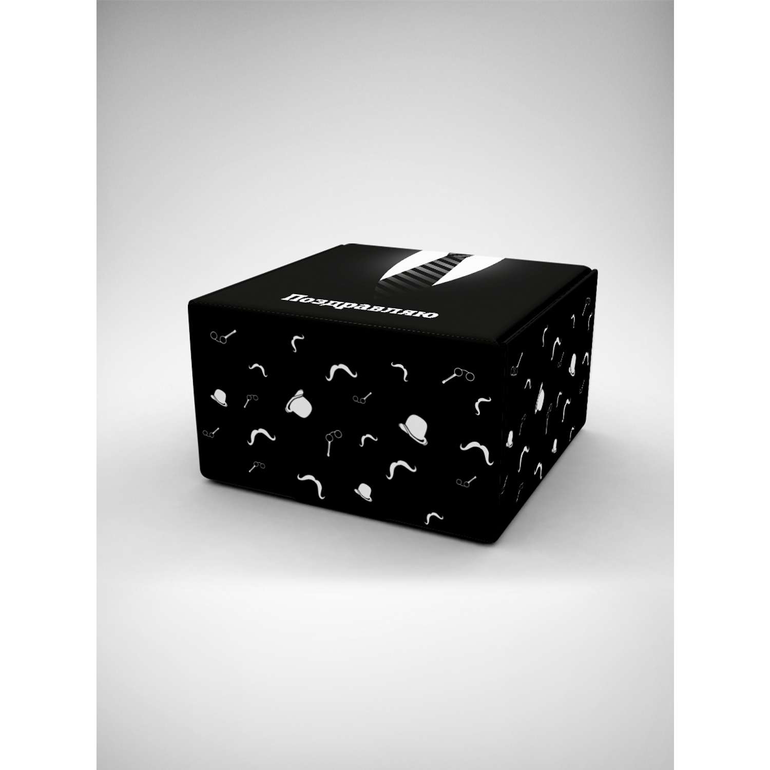 Подарочная коробка с конфетти HitMix С галстуком - фото 1