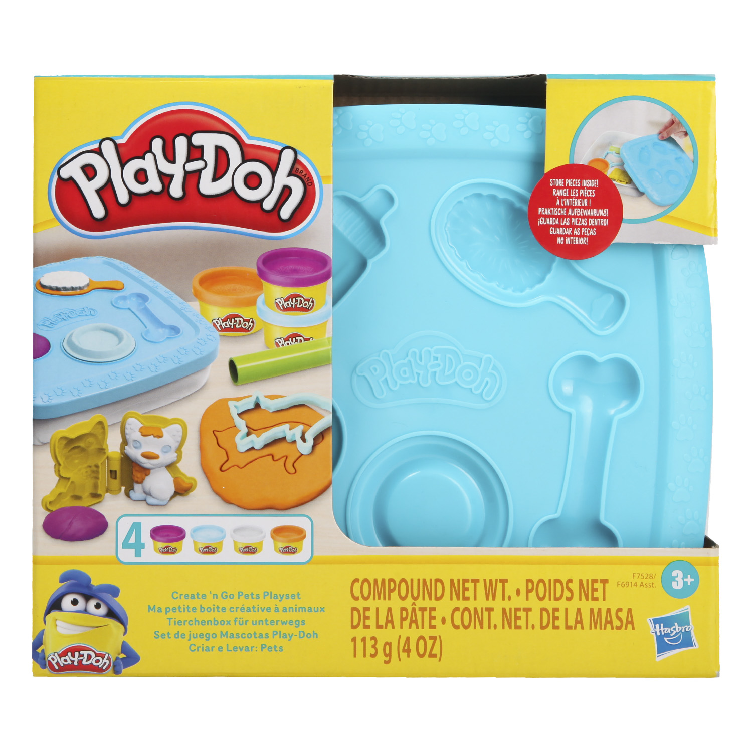Набор игровой Play-Doh Питомец с контейнером для хранения F7528 - фото 1