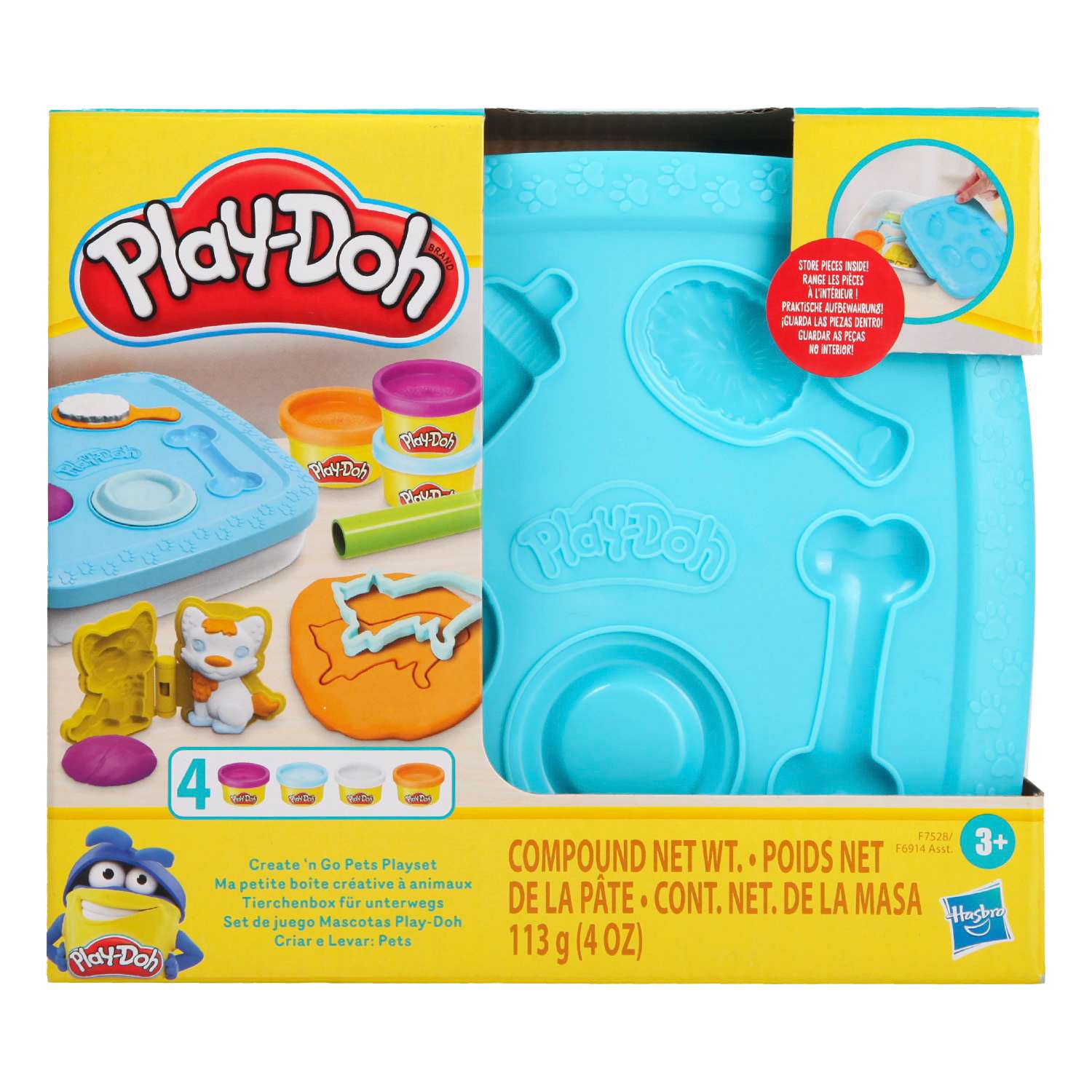 Набор игровой Play-Doh Питомец с контейнером для хранения F7528 - фото 1