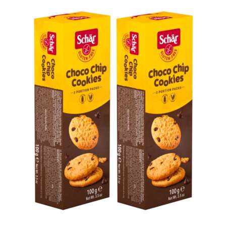 Печенье Dr.Schar с шоколадом Choco Chip Cookies 100гр/2шт