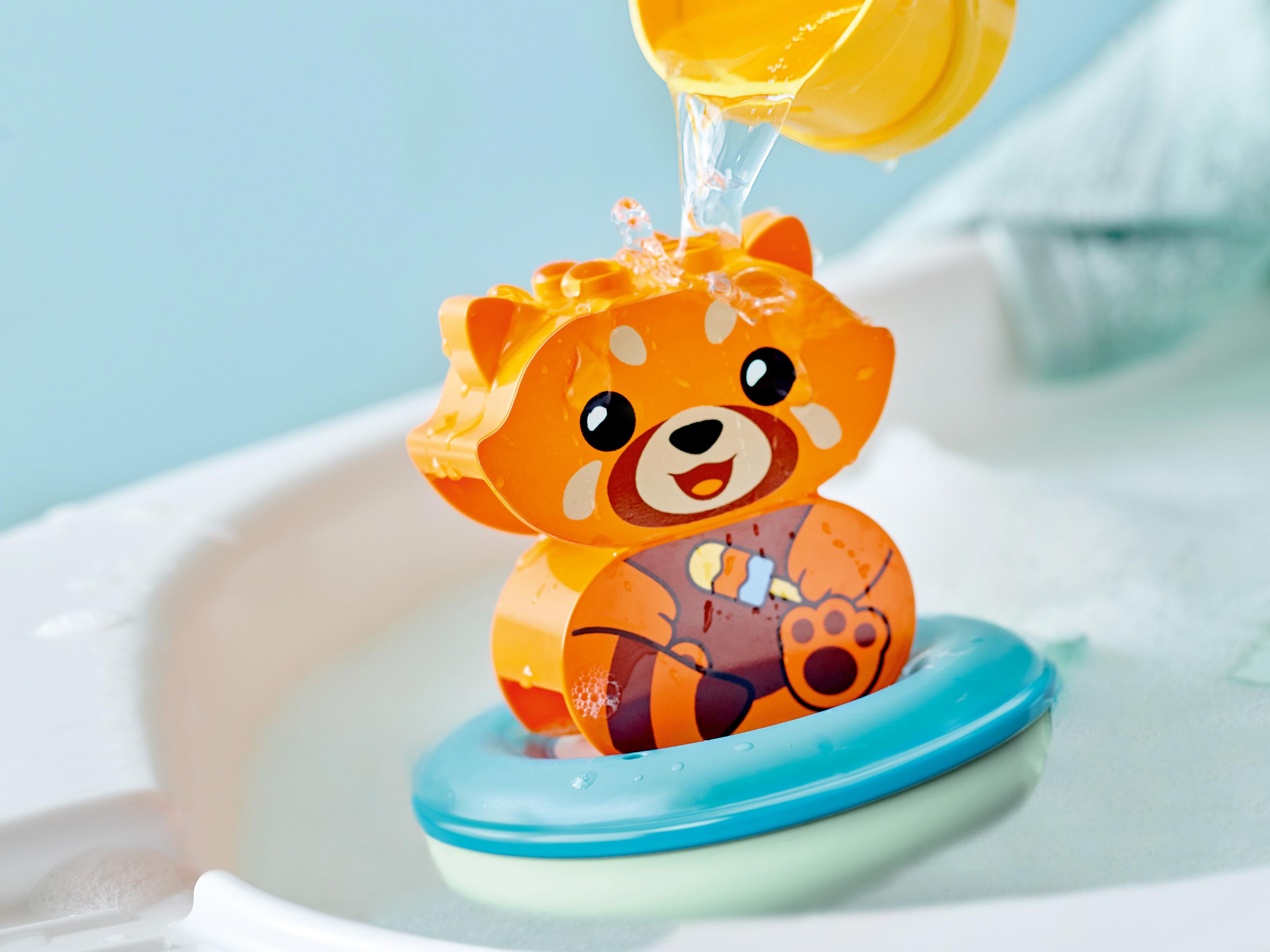 Конструктор LEGO Duplo Bath Time Fun Floating Приключения в ванной Красная панда на плоту - фото 15